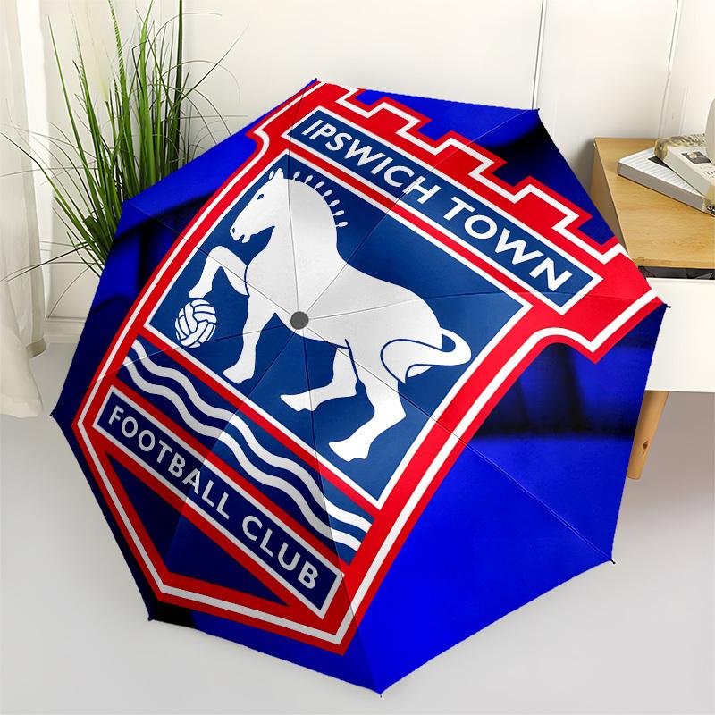 

Ipswich Town Football Club, Crest- Automatic Opening and Closing, 8-rib Structure Portable Umbrella, Suitable for Men and Women in All Seaso