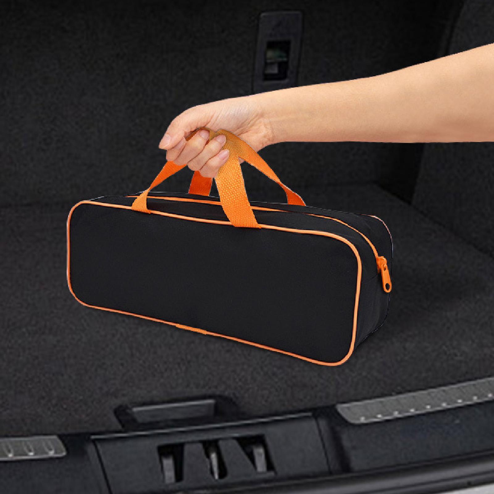 

Grill Utensil Storage Bag with Handle Oxford Cloth Grill Tools Storage Bag for Barbecue Yard Hiking Beach Party Grilling