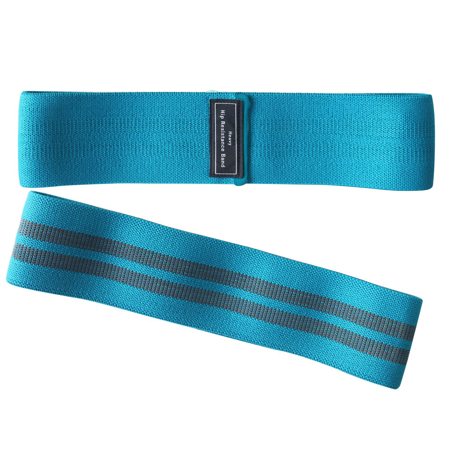 Stof Weerstand Booty Bands Antislip Dik Elastisch Band voor Squat Billen Workout Yoga Fitness Rekken blue