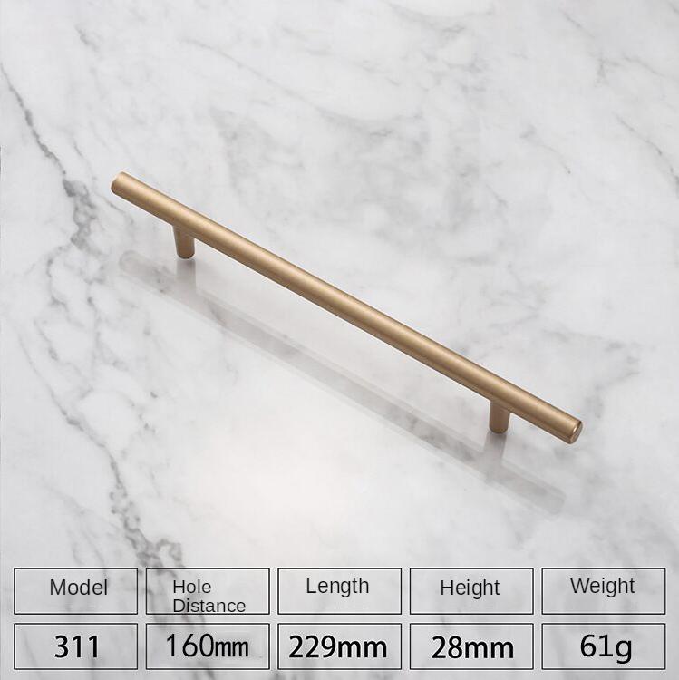 Handles Drawer Cabinet Furniture Kitchen Handles for Cabinet Knob Door Drawer Furniture Kitchen Knob Golden Simplicity Hardware