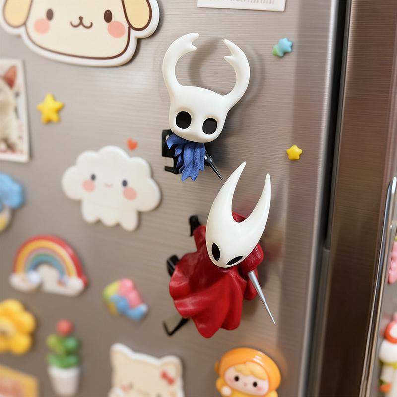 Anime Hollow Knight Figure Refrigerator Sticker Magnetic Cartoon Kid Room Decoration Game Fans Gift Christmas Creative Gifts
