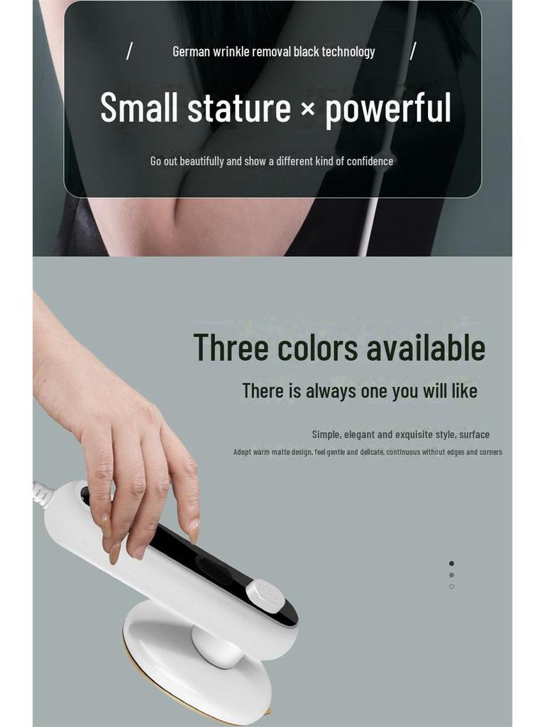 Mini Portable Handheld Steam Iron for Clothes - Household Ironing Tool & Gift
