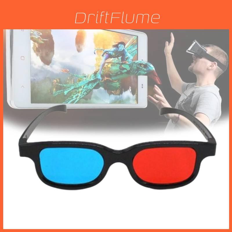 Comfortable 3d Glasses For Nearsighted Kids With Black Abs Frame Red Blue Lenses