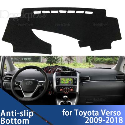 Do Toyoty Verso 2009-2018 AR20 SportsVan Antypoślizgowa osłona deski rozdzielczej Mata na deskę rozdzielczą Podkładka dywanowa Poduszka przeciwsłoneczna Akcesoria samochodowe