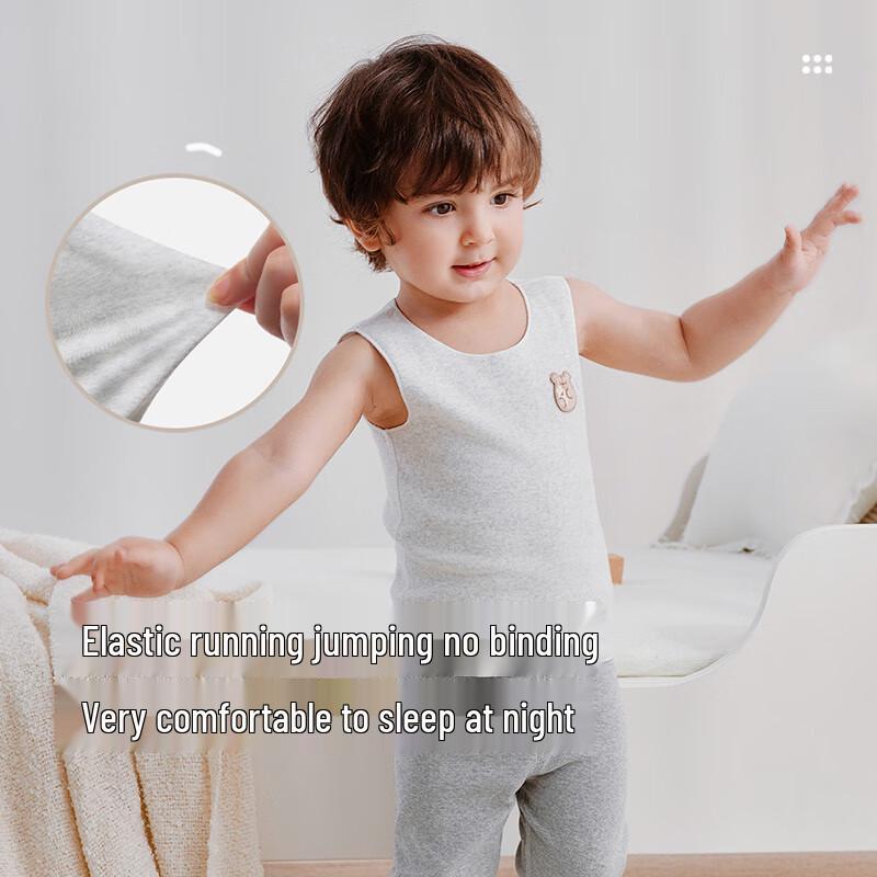 Labi Kids 2-Pack Four-Season Round Neck Base Layer Vests