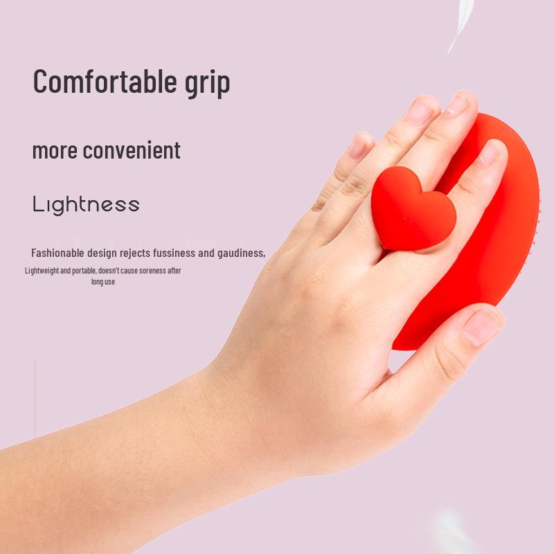 Silicone Bath Brush & Children's Comb with Fine Bristles for Exfoliating & Massage