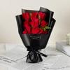 Cross-Border 9-Rose Soap Flower Bouquet with Graduation Teddy Bear - Creative Valentine's Day Gift