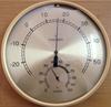 180mm Metal Air Pressure Gauge: Three-in-One Home Weather Station Barometer.