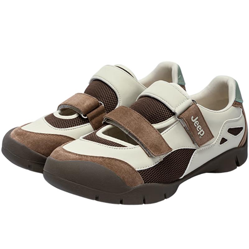 JEEP Women s Casual Velcro Mary Jane Shoes M
