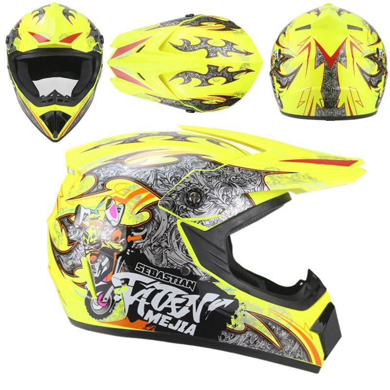 Cross-Border E-Commerce Off-Road Helmet: ATV, Mountain Bike, Downhill & Karting Helmet for Teenagers