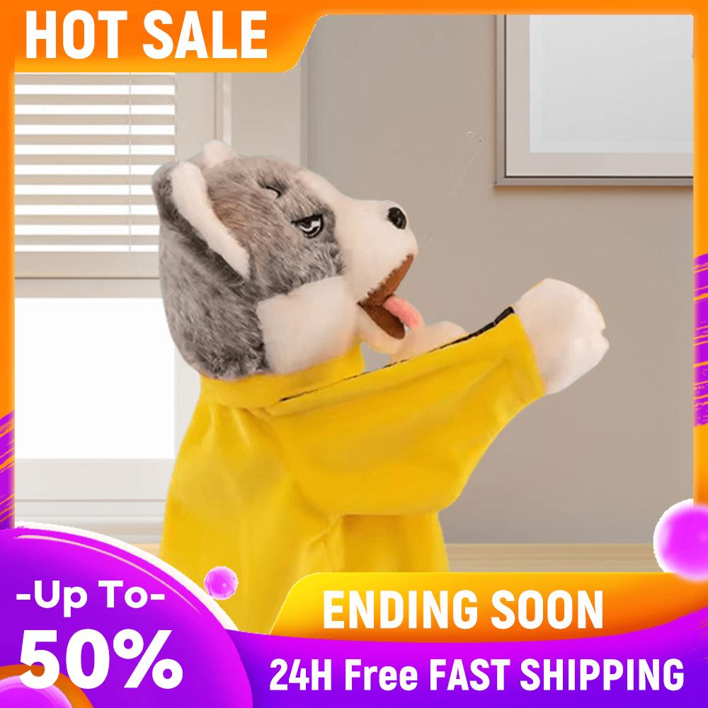 

Kung Fu Puppy Action Toy Interactive Stuffed Hand Puppet Dog Action Toy Fun Boxing Husky Tricky Toy with Sound for Party Game China Mainland