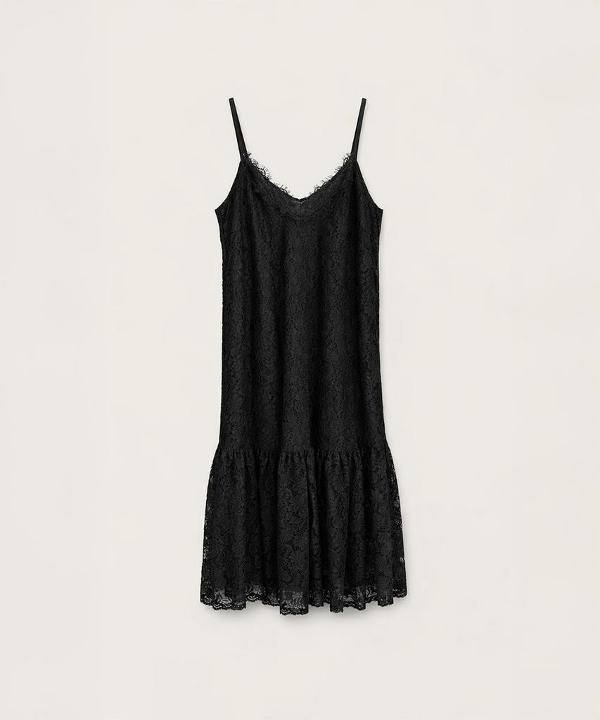320SHOWROOM Sheer Lace Slip Dress Black