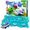 Puzzle Dla Dzieci Interaktywne Tor Kolejowy Z Puzzli Tory Logiczne Motorówka 15szt.