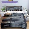 3-teiliges New York City Skyline Bettwäsche-Set Bettbezug Kissenbezug Zuhause Weihnachts-Xmas Halloween Geschenk 1 Bettbezug 2 Kissenbezüge M928873