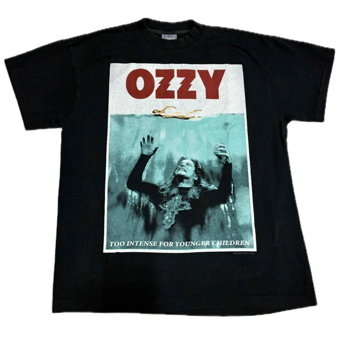 VTG Ozzy Osbourne Too Intense For Younger Children Ozzfest 2002 XL Shirt REPRINT Unisex T-Shirt XXL