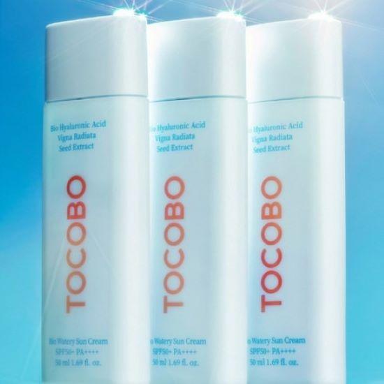 Tocobo Bio Watery Sun Cream SPF50+ PA++++ 50ml + Cica Calming Sun Serum SPF50+ PA++++ 10ml Set