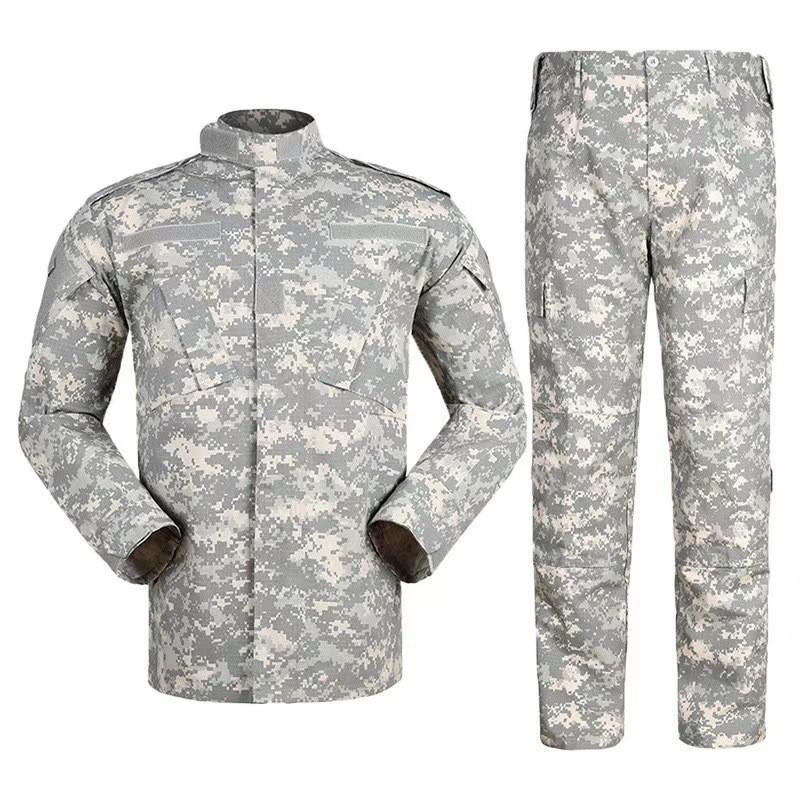 Herren Taktischer ACU-Stil Camo Outdoor Trainingsanzug Leichte Wander-Camping-Kampfuniform Set
