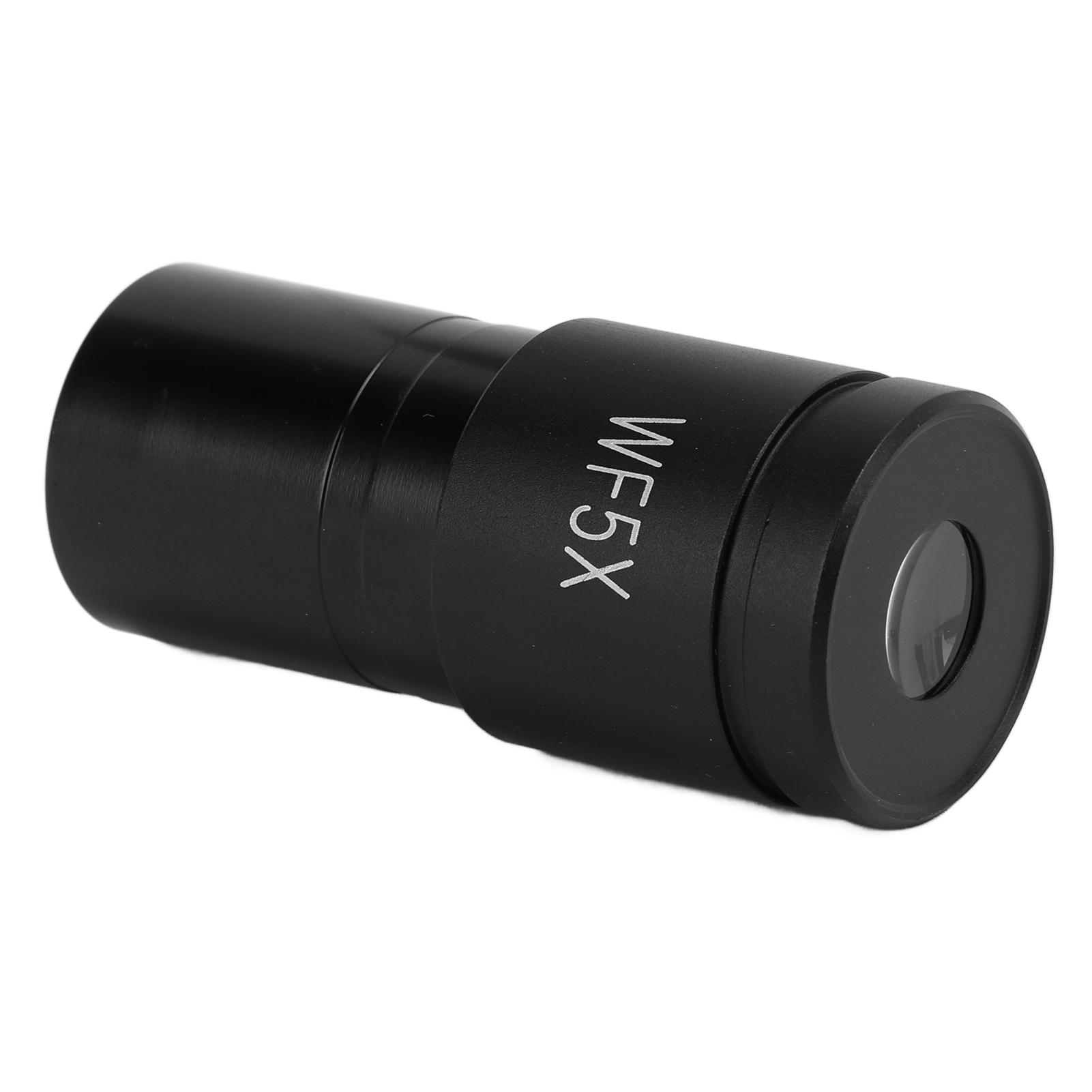 Microscope Eyepiece General Purpose High Definition Biological Type Wide Angle EyepieceWF5X Aluminum alloy+optical glass