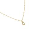 Collier Luxenter avec Zirconia brillant finition or 18k - Alphabet C