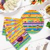 Mexican Carnival Fiesta Theme Disposable Paper Plate Set Paper Cup Paper Towel Party Decoration