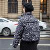 Women's new leopard print hooded windproof lightweight thickened fluffy warm loose high-quality fabric casual sports cotton jacket