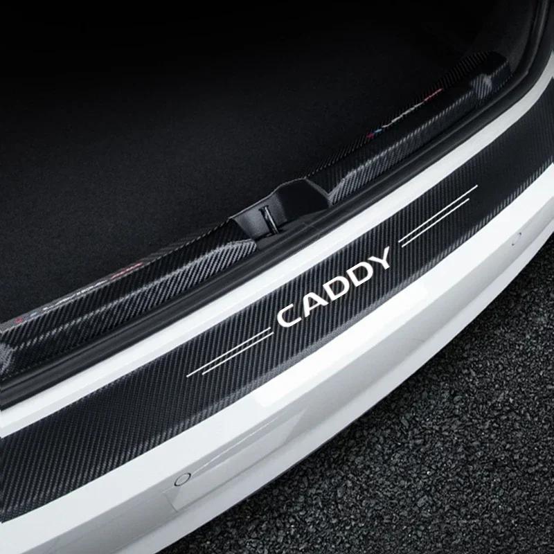 BQAX1 Car Door Sill Scratch Resistent Stickers Threshold Pad for Volkswagen VW Caddy Logo Golf GTI Polo Jetta Passat Scirocco Tiguan