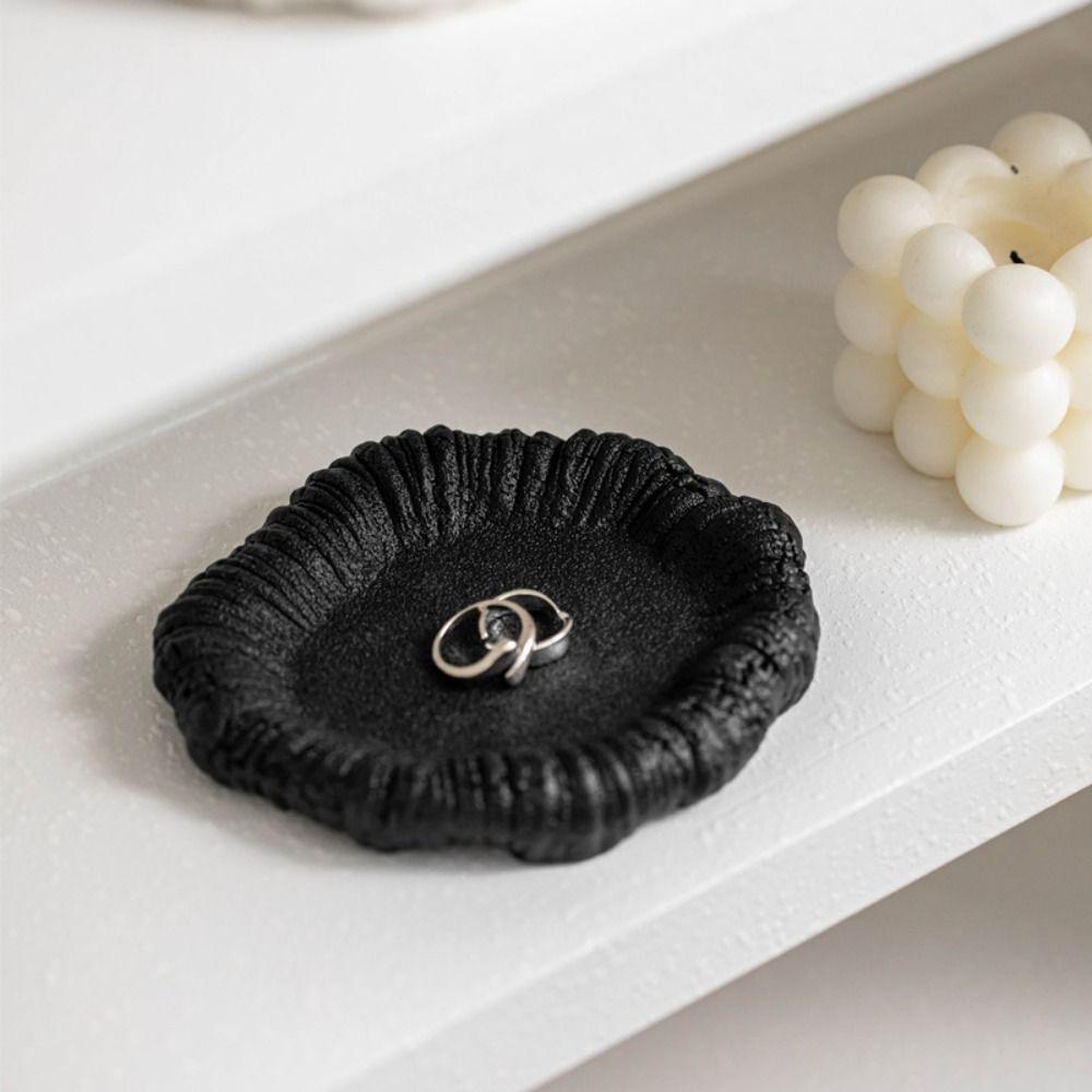Creative Jewelry Display Rack Ceramic Storage Plate Jewelry Storage Tray  Dessert
