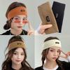 1Pc Knitted Letter Hair Strap with Autumn and Winter Trendy Cool Style, Available In Multiple Colors and Versatile Styles