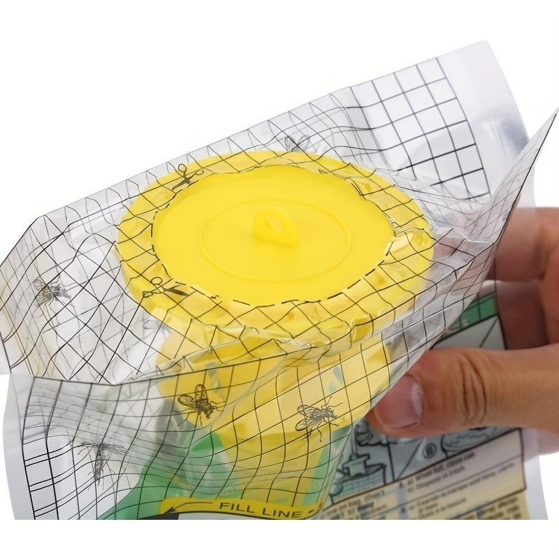 Ungiftige Fliegenfallen - Zum Aufhängen für Balkon, Terrasse, Garten zum Fangen von Mücken, Fruchtfliegen und Insekten!