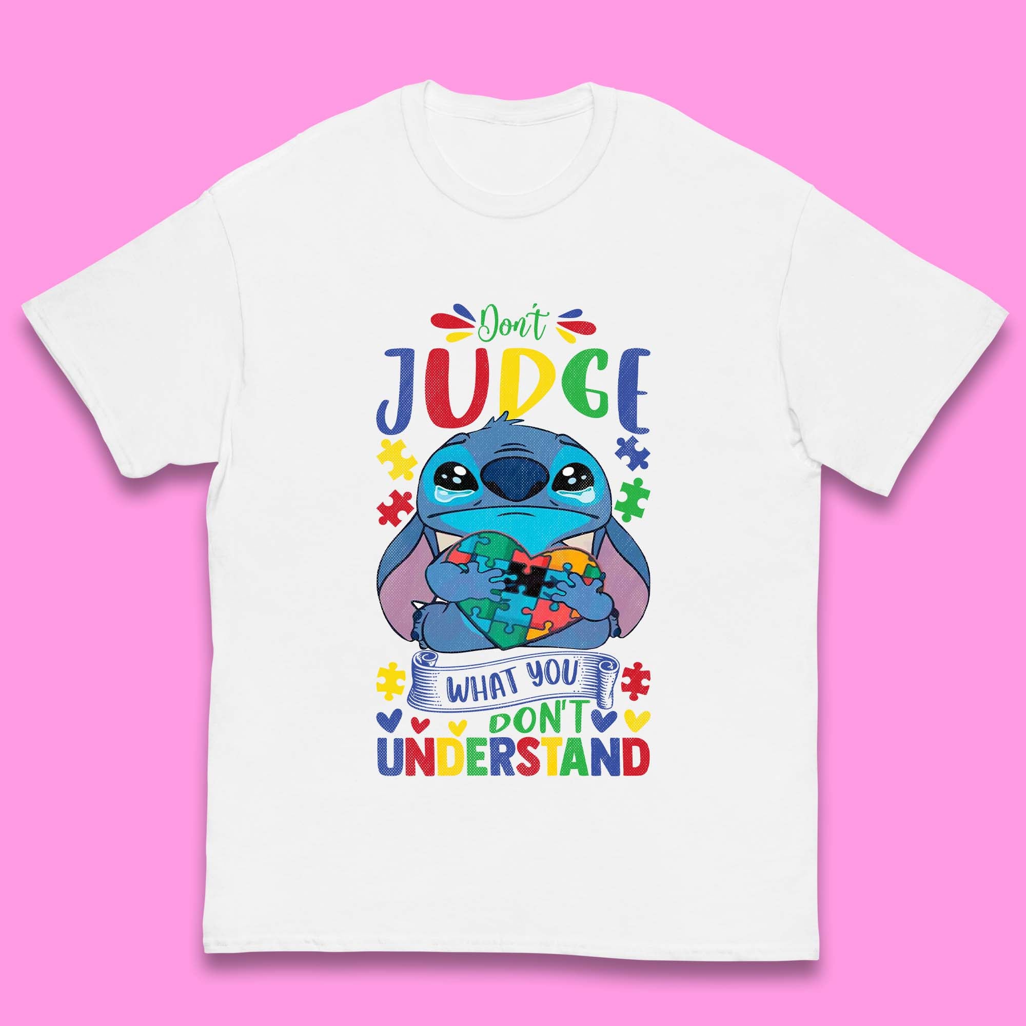 

Autism Disney Stitch Kids T-Shirt 110