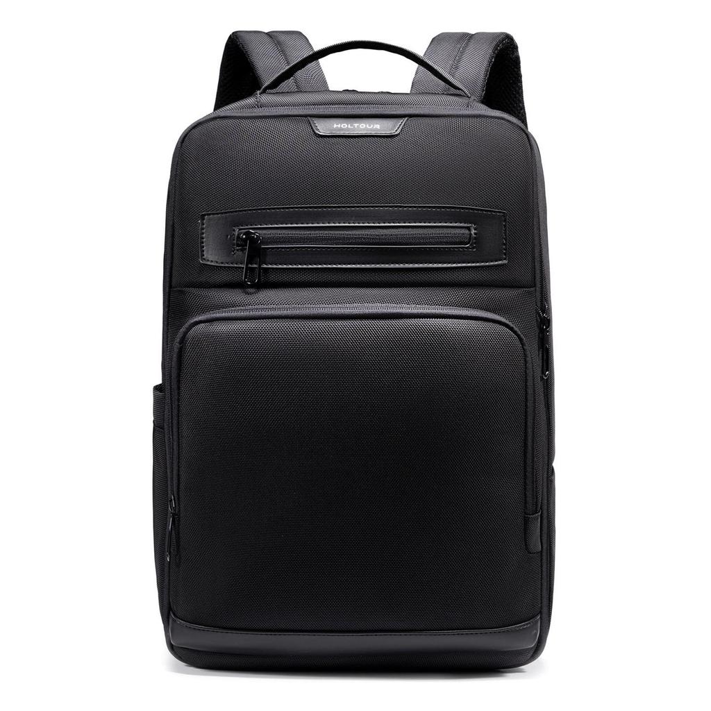 Men's High-End Expandable Backpack: Business Travel Laptop Bag, Lightweight and Stylish