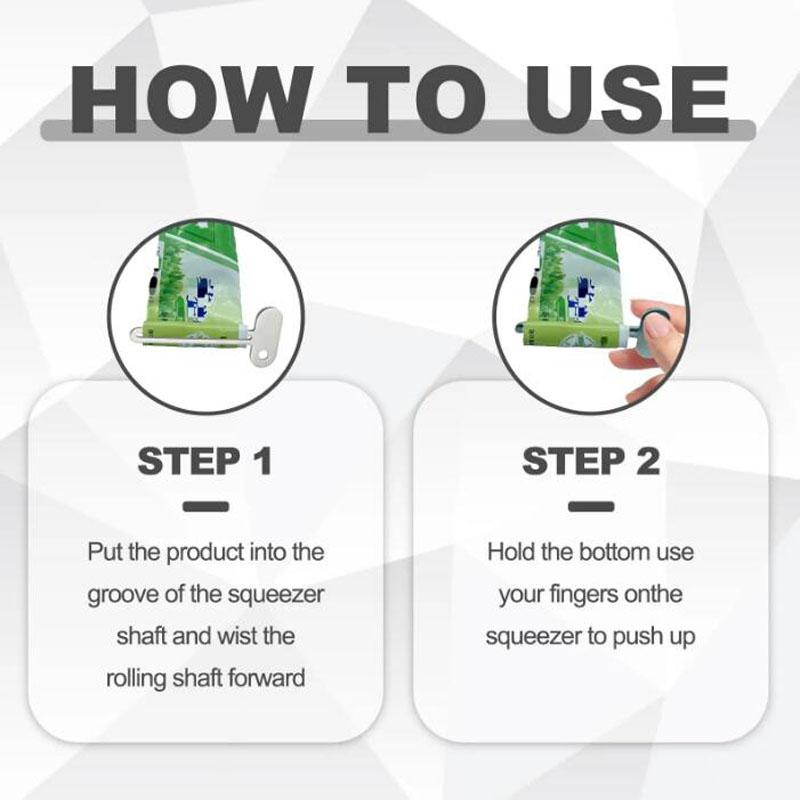 Creative Metal Key Stainless Steel Toothpaste Tube Squeezers Simple Toothpaste Roller Ointments Cosmetics Bathroom Accessories