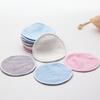 Reusable Bamboo Makeup Remover Pads 12pcs Washable Rounds Cleansing Facial Cotton Make Up Removal Pads Tool