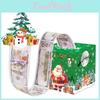 Christmas Party Decor Green Snowman Gift Box For Holiday Celebrations