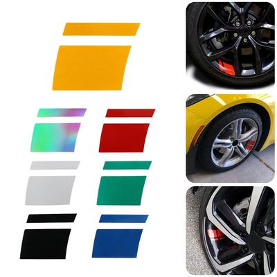 6PCS Universal Car Wheel Rim Sticker Reflective Vinyl Decal Mark Car Accessories