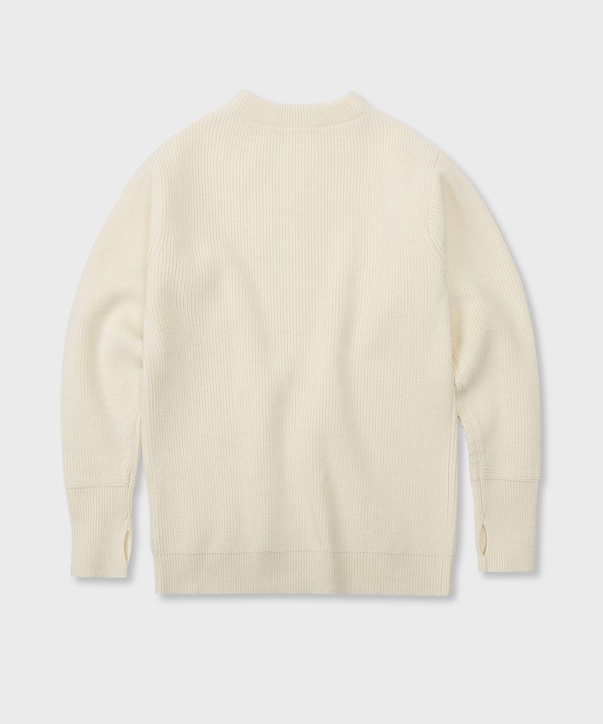 Andeleusenandeleusen Sailor Crew Neck Off White