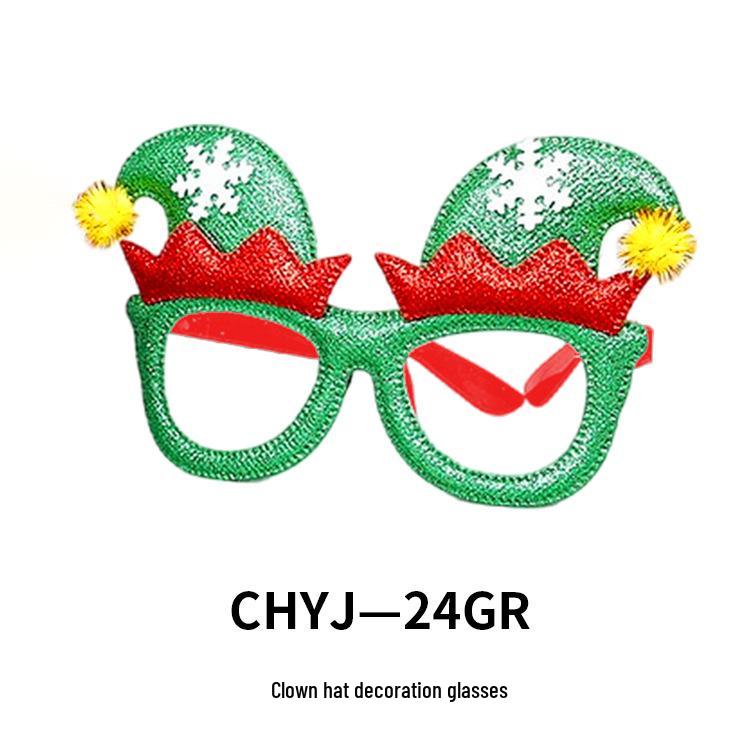 Festive Christmas Eyeglass Frames for Adults & Kids - Creative Holiday Party Accessories & Gifts