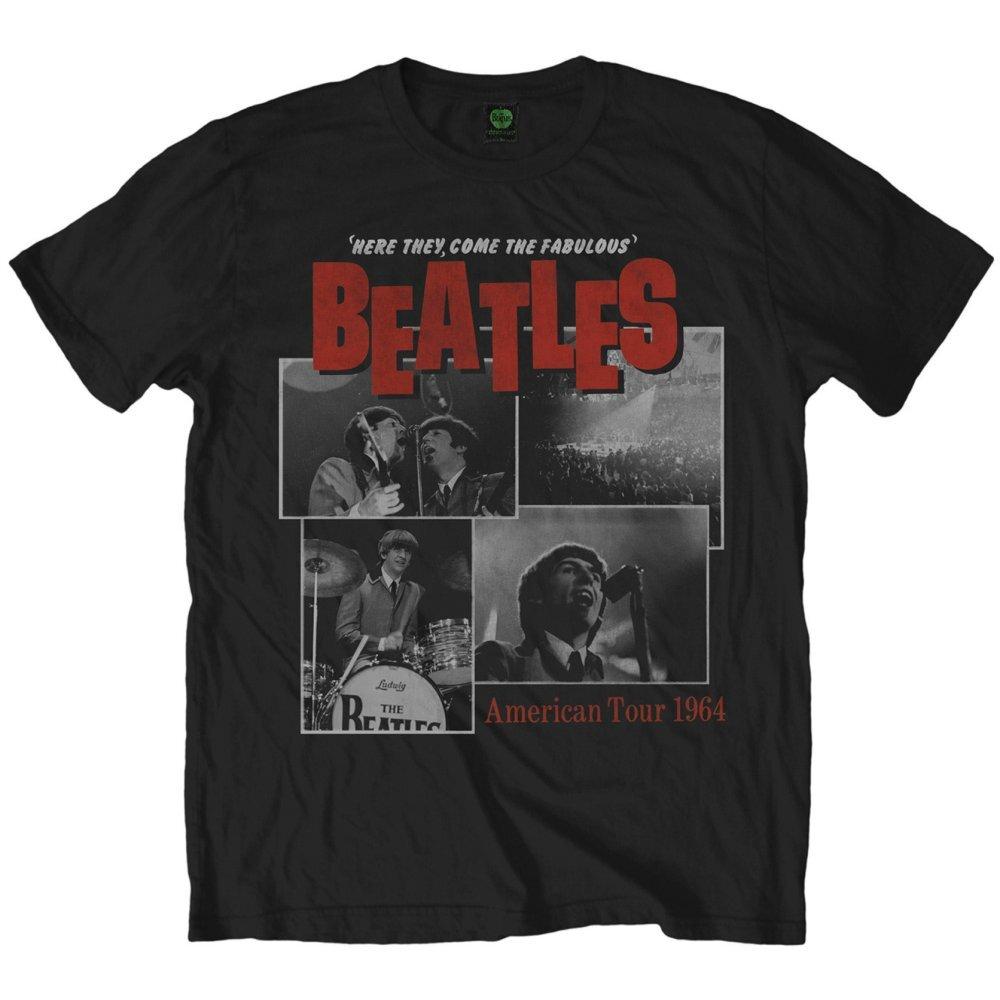 The Beatles Here they come T-shirt Black New XXXXL