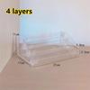 3-7 Layers Acrylic Display Stand Organizer Stepped Multilayer Acrylic Storage Rack Card Anime Badge CD Car Model Perfume Storage