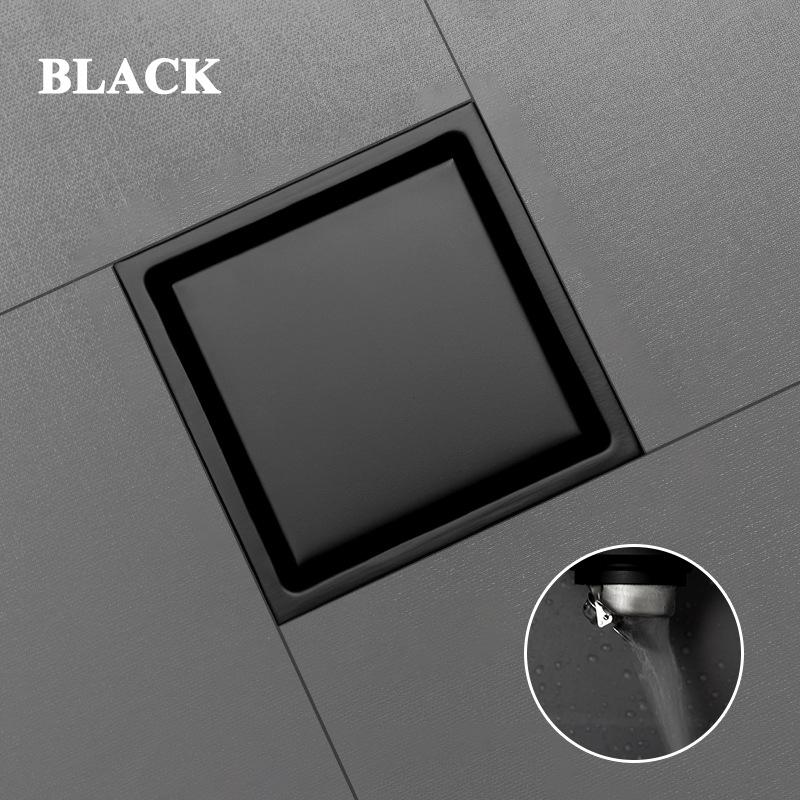 Floor Drain Invisible 304 Stainless Steel Tile Dual-Use Bathroom Shower Room Anti-Odor Anti-Bug Floor Drain Core