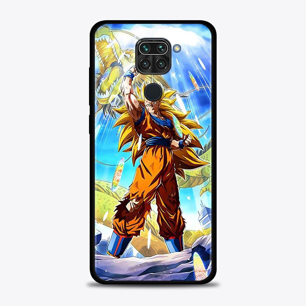 Phone Case For Xiaomi Redmi Note 9S 9 10 8 11 Pro 9T 8T 7 Cover for Redmi K40 9A 9C Coque Silicone Dragon Ball Z Super DBZ Goku