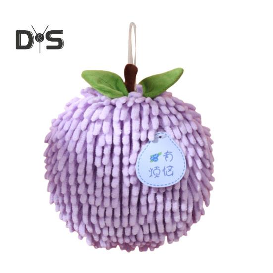 Chenille-Handtuch mit Aufhängeschlaufe, stark wasserabsorbierend, weiche, superfeine Fasern, verdickter Lappen, schmutzabweisend, wiederverwendbar, für die Reinigung von Küche und Bad