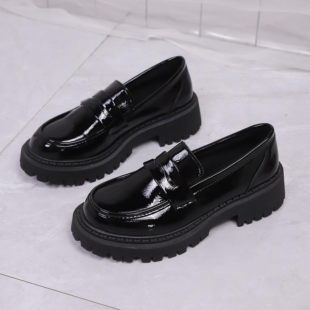 Fashion Platform Wedge Casual Sneakers Synthetic Leather Chunky Comfortable Shoes Spring Autumn Fashion High Brand Women Shoes