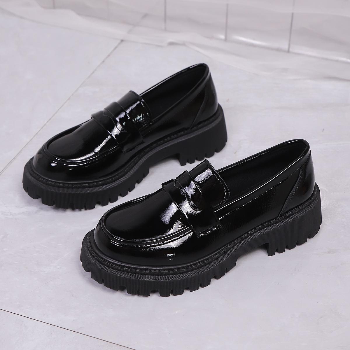 

Модные повседневные кроссовки на платформе-клине из синтетической кожи, массивная удобная обувь, весенне-осенняя мода, брендовая женская обувь 43