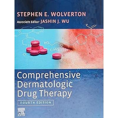 Comprehensive Dermatologic Drug Therapy 4th Edition Hardcover UKN312