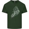 Motocross Rider Drawing Dirt Bike MotoX Unisexs Light Cotton TShirt
