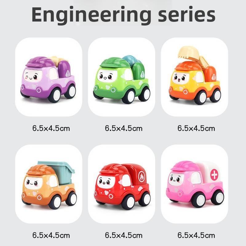 Traffic Childrens Engineering Vehicle Toy Cartoon Design For Daily Gift Festival
