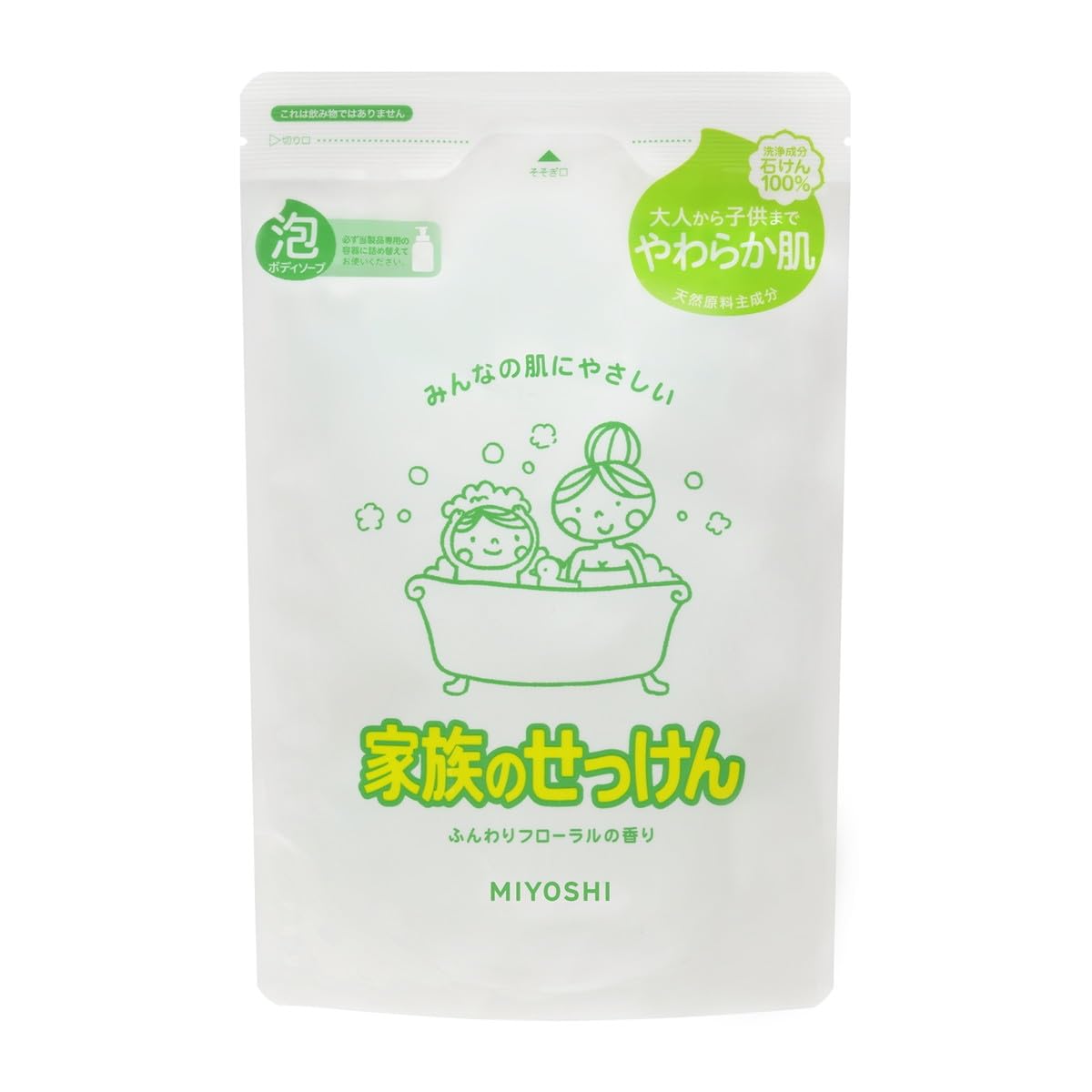 

Набор мыла для тела Miyoshi Family Soap Foaming Body Soap Refill Soft Floral Scent 550 мл x 10 Set [Цена 10]