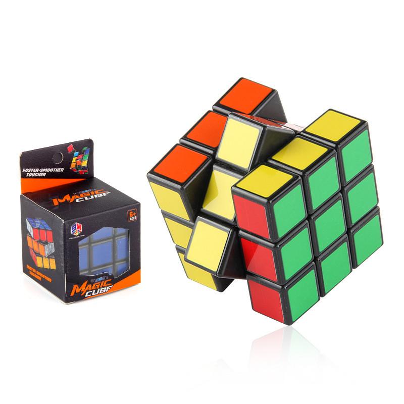 B168-15 Brightly Colored Educational Magic Cube Toy For Kids With Smooth Turning Design