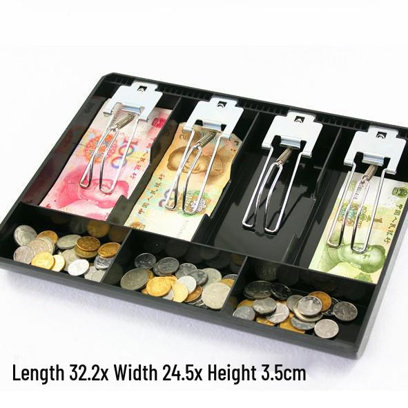 Five-Compartment Cash Register Storage Tray for Supermarkets and Convenience Stores